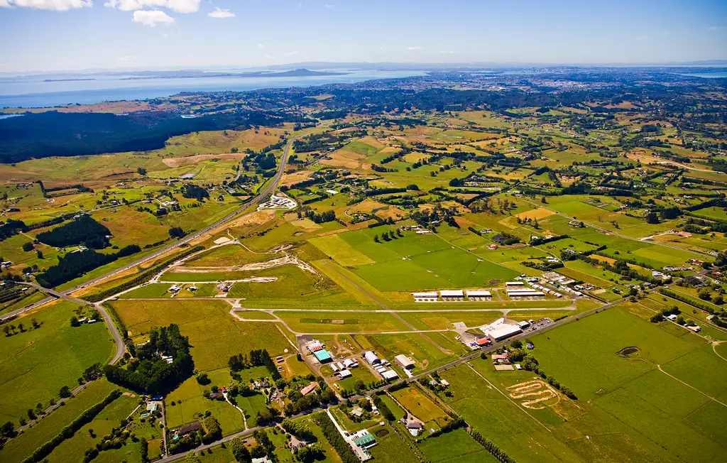 Aerial view from the above